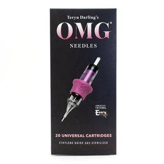 OMG Needles® – 5 Round Liner (.25mm / #8) – Box of 20