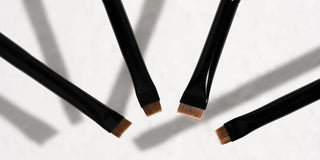 Carved brow brushes for permanent makeup brow and lip outlines from SHAY DANIELLE