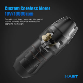 Coreless motor tattoo and permanent makeup machine
